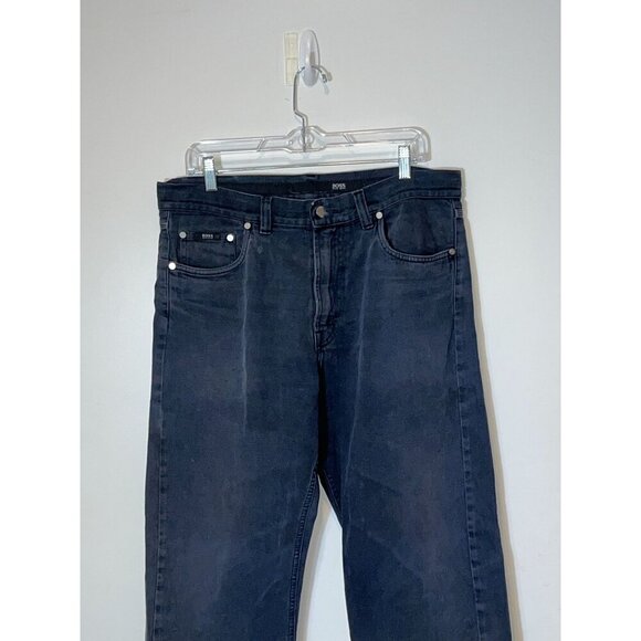 Hugo Boss Black Regular Fit Denim Classic Five Pockets Men's Jeans Size 36x32 - Picture 2 of 8